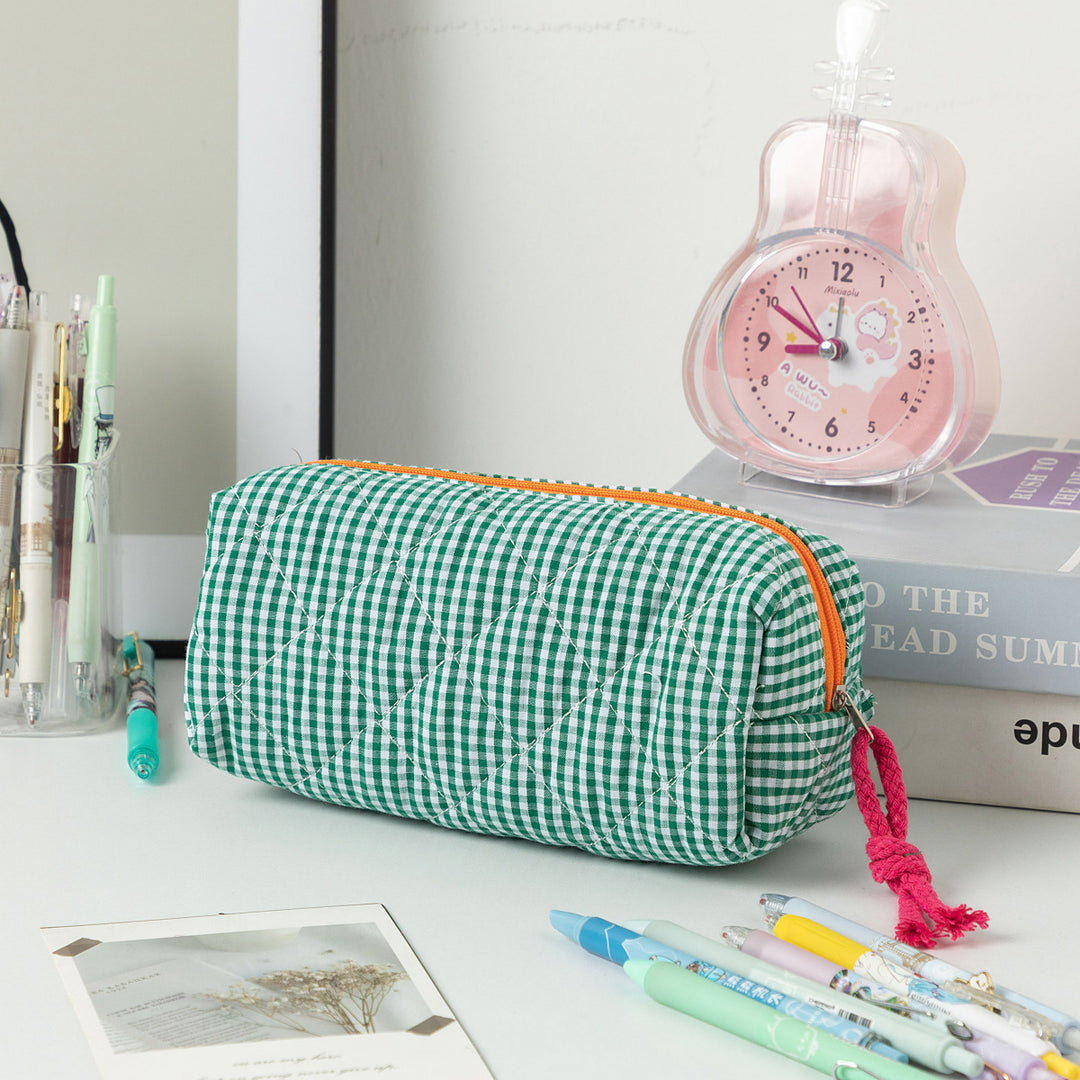 Quilted Zippered Pencil Case Stornfield