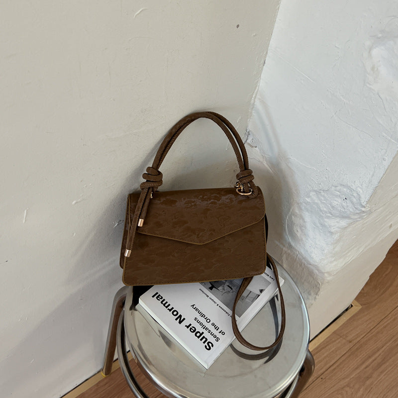 Elegant Floral Embossed Handbag
