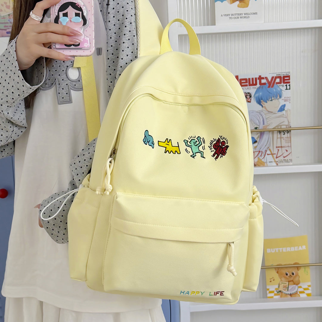 Fun Themed Embroidered Backpack Stornfield