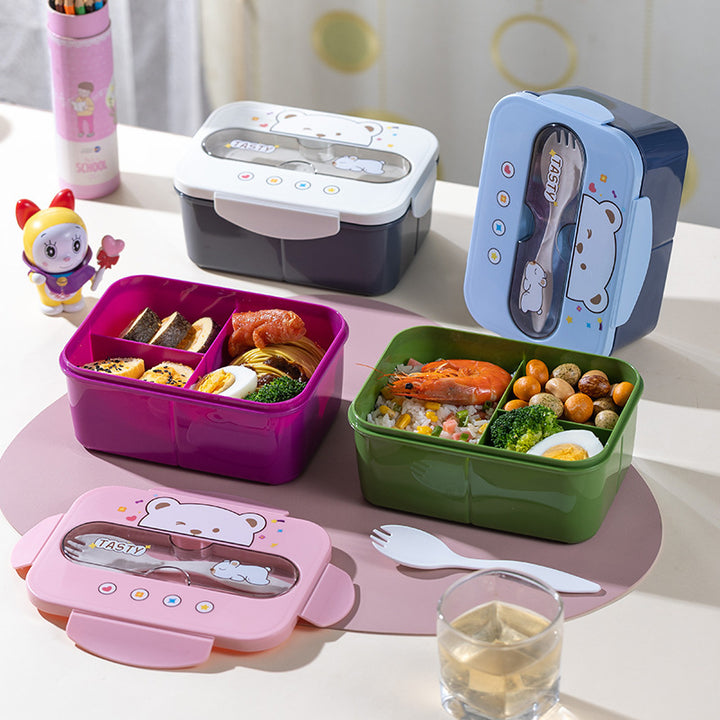 Fun Bear-Themed Bento Box