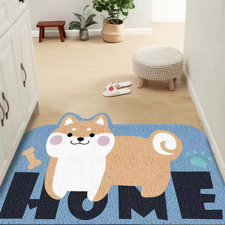 Cat-Themed Decorative Floor Mat for Home