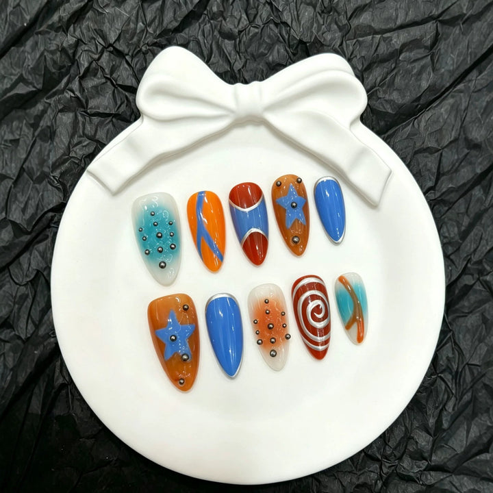Artistic Decorative Press-On Nails  1791773917