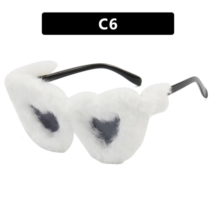 Women Paw Sunglasses with Luxurious Fur Trim Stornfield
