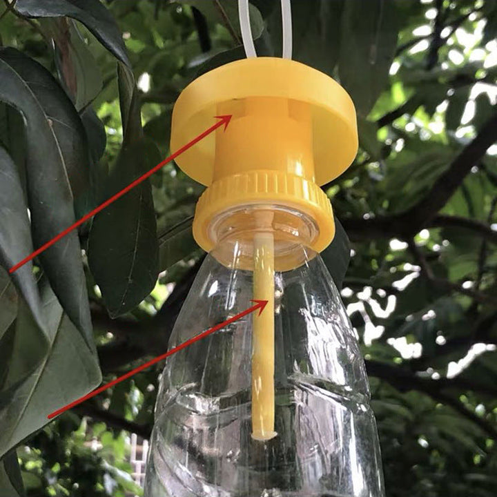 Refillable Hanging ant bait bottle cap dispenser Stornfield