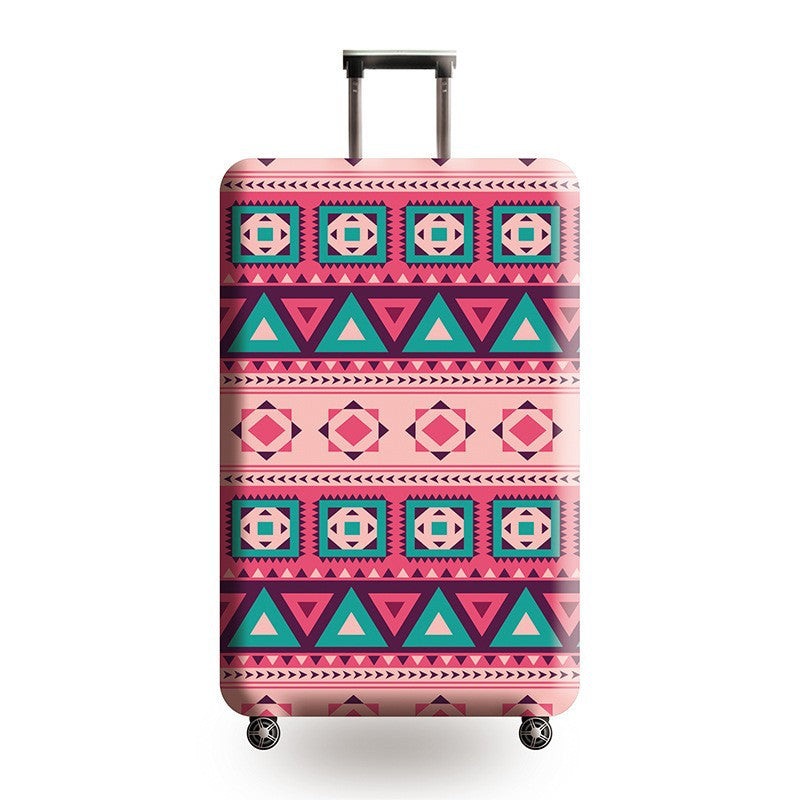 Women's Hard Shell Suitcase with Ethnic Pattern Stornfield