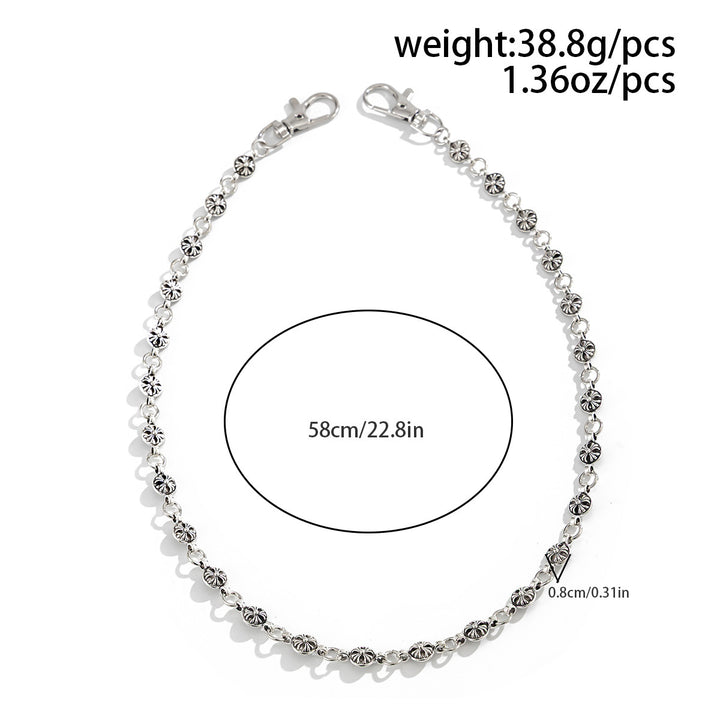 Fashionable chain necklace with glitter details Stornfield