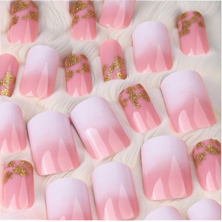 Stunning Ombre and Glitter Nail Extensions Stornfield