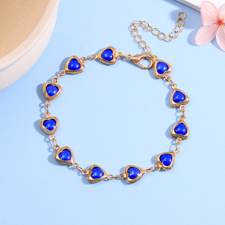 Heart-Shaped Link Anklet Stornfield