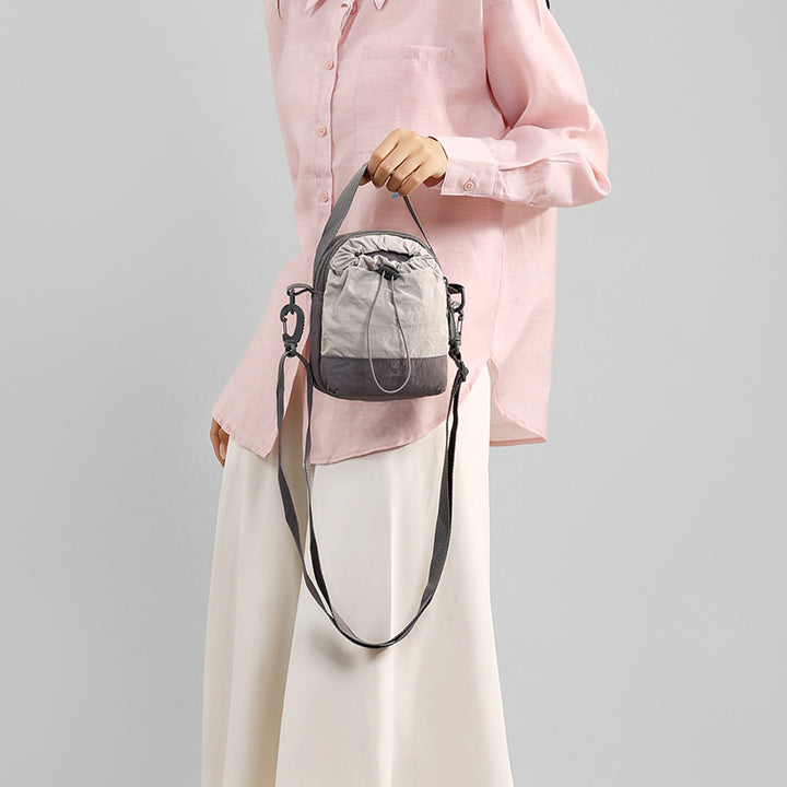 Minimalist Drawstring Shoulder Bag