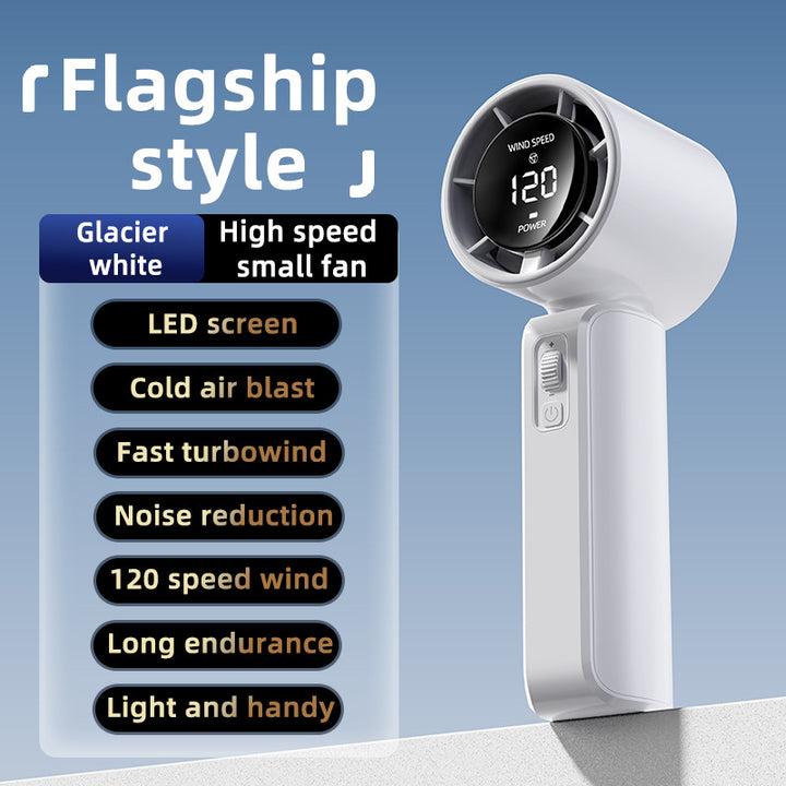 Ladies Hand Fan with LED Display and Turbofan Stornfield