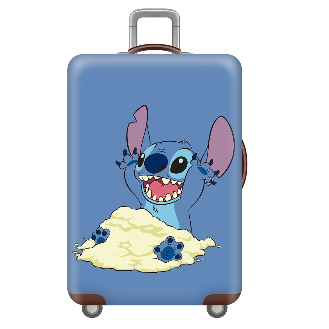 Unisex children's suitcase with reinforced hard shell, telescopic handle and Kuromi motif Stornfield
