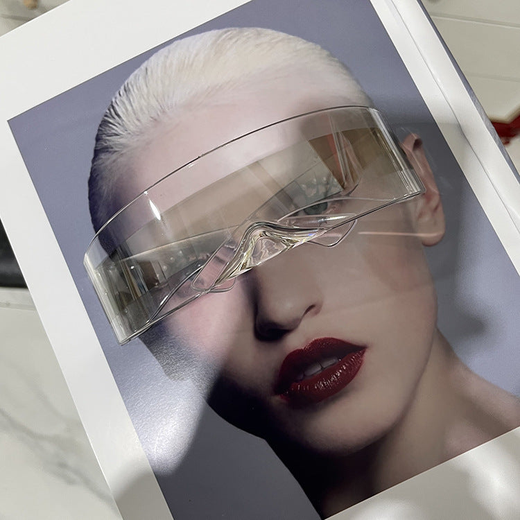 Women futuristic visor-like sunglasses Stornfield