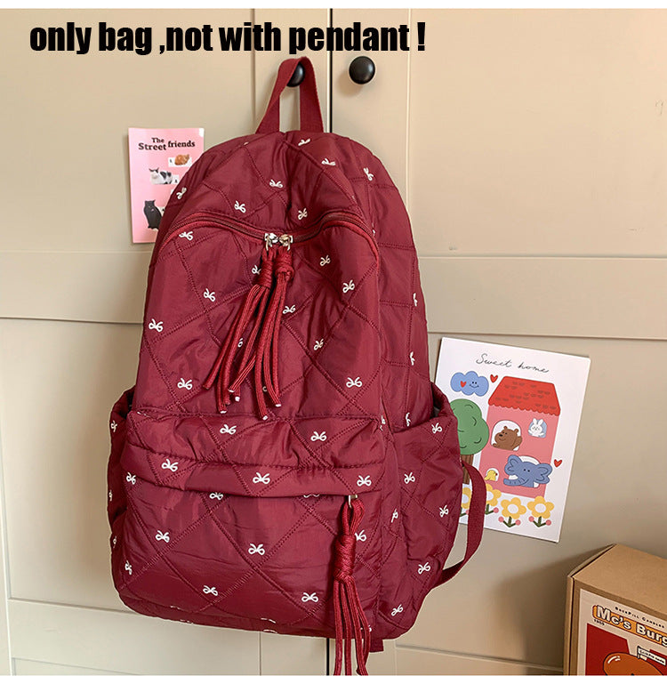 Quilted Casual School Backpack Stornfield