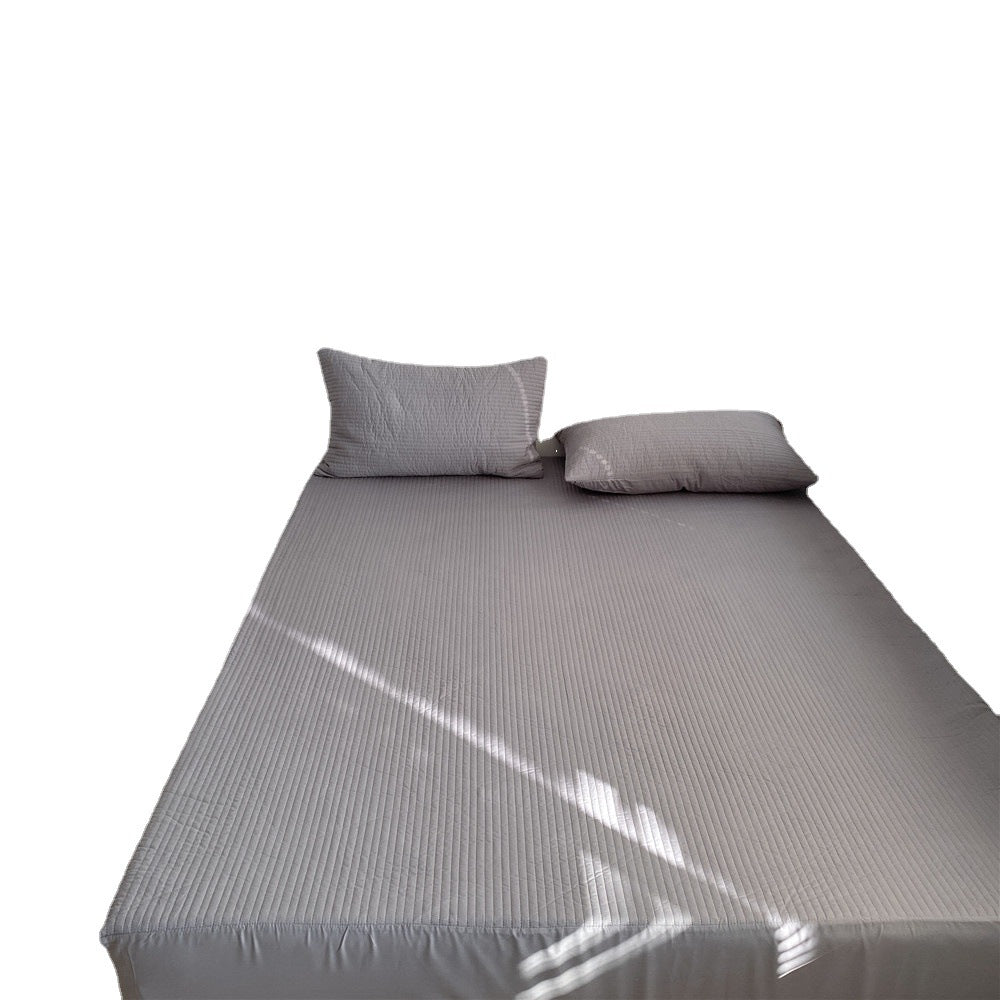 Quilted Cotton Mattress Pad Protector Breathable Hypoallergenic Mattress Topper