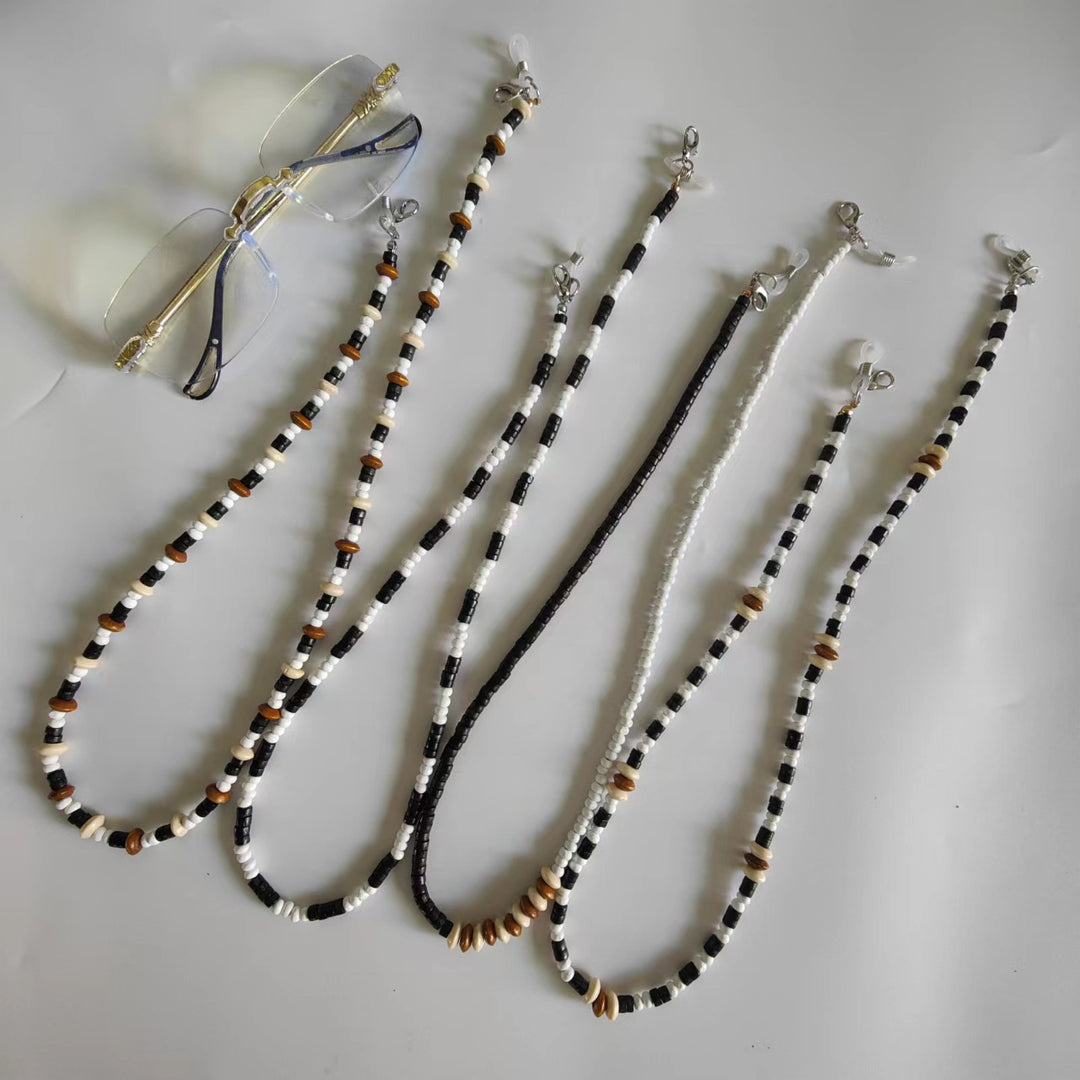 Glasses holder chain made of high-quality pearls Stornfield
