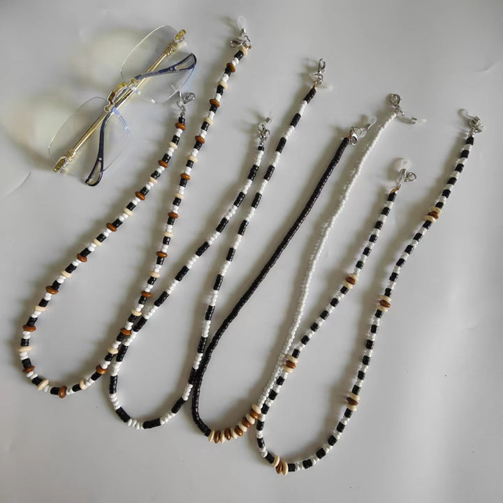 Glasses holder chain made of high-quality pearls Stornfield