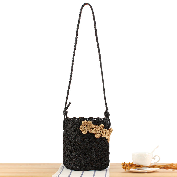 Handmade tote bag with floral accents Stornfield