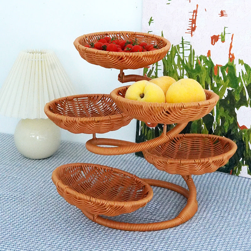 Multi-Tiered Wicker Storage Stornfield