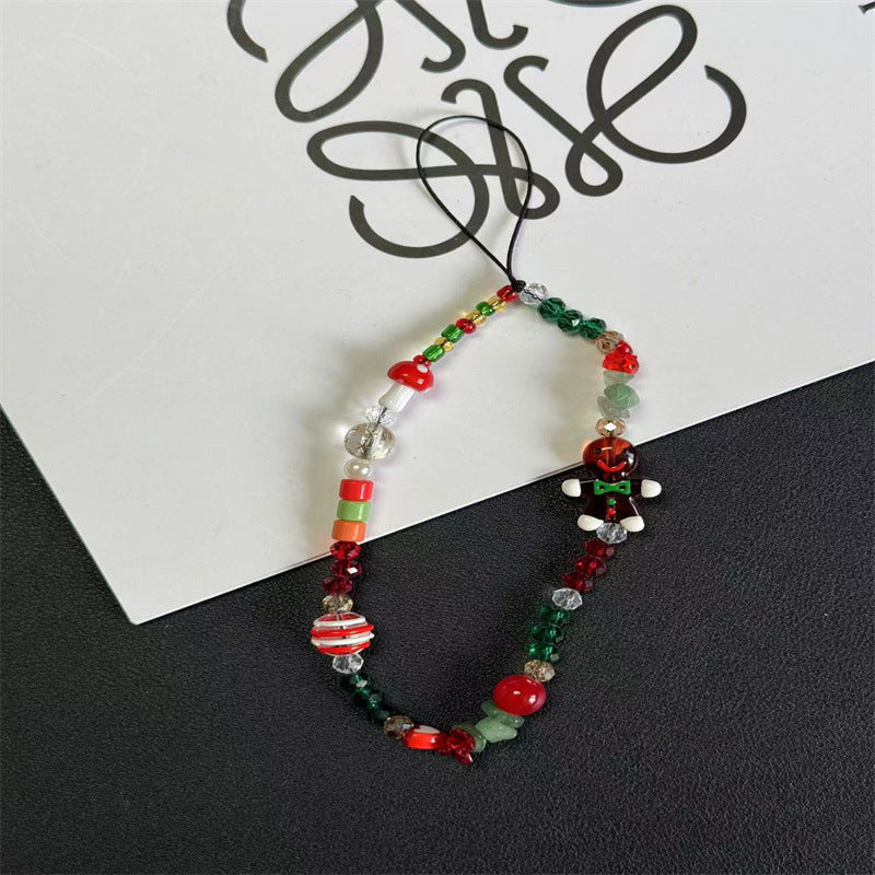 Festive Beaded Charm Phone Lanyard Stornfield