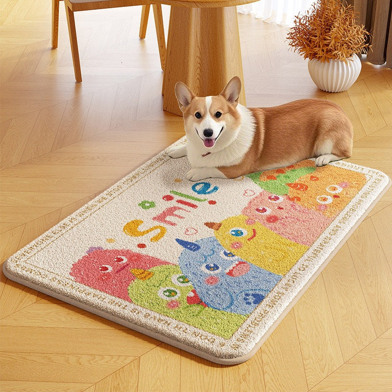 Cat-Themed Non-Slip Bath Mat for Bathroom