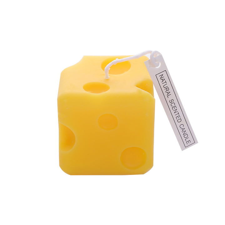 Hand-Poured Scented Cube Candle with Hollow Dimple Texture and Cotton Wick