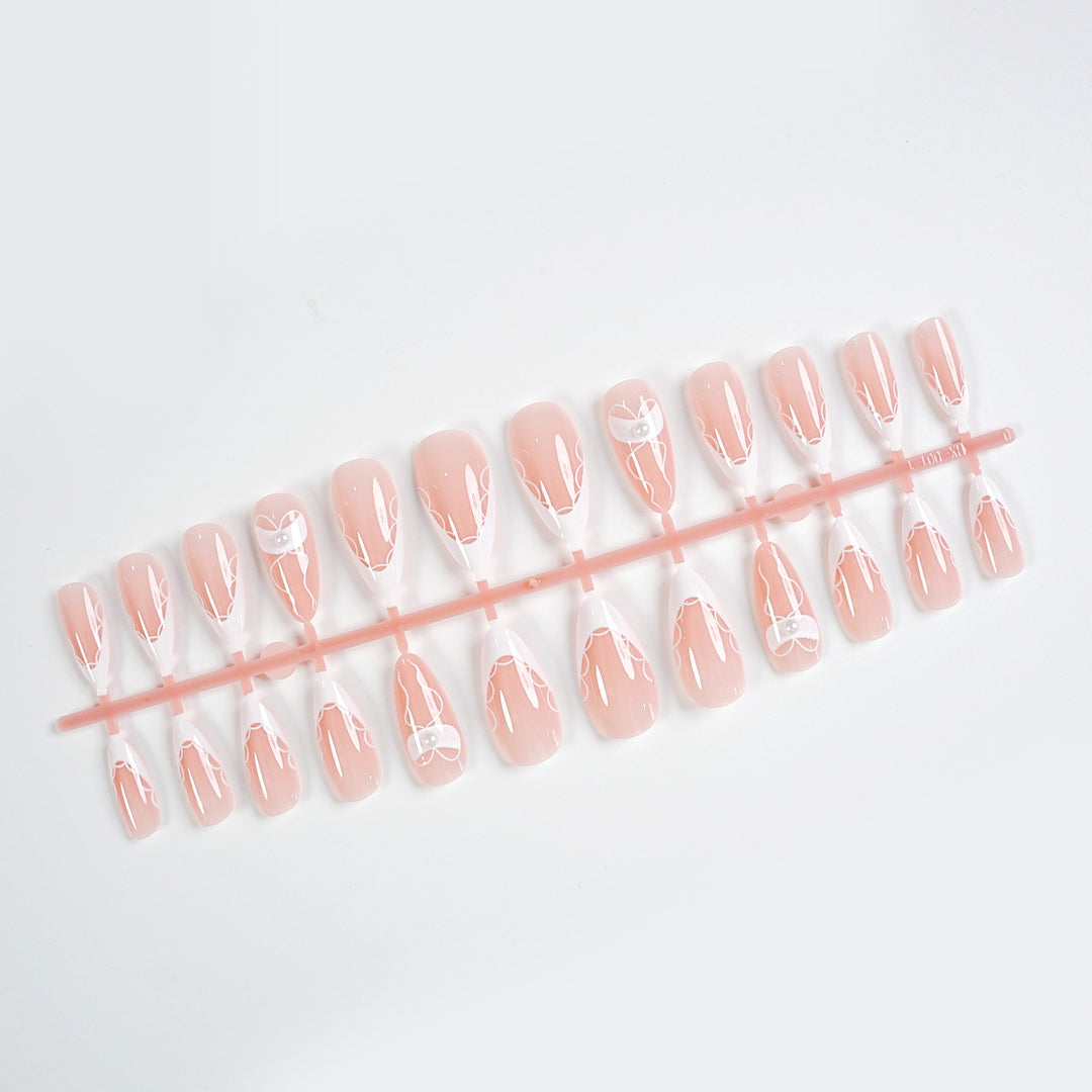 Premium Decorative Press-On Nail Art Kit