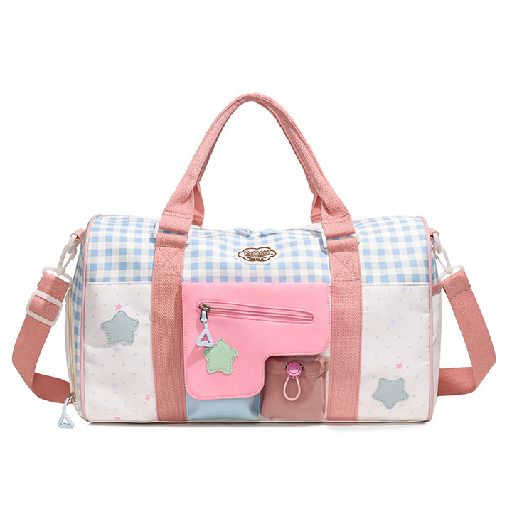 Playful sports and travel bag with fine applications Stornfield