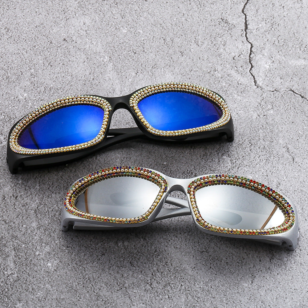 Ladies stylish sunglasses with sparkling crystal frame Stornfield