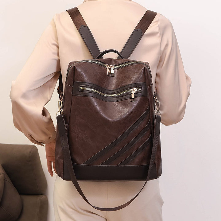 Fashionable Leather Backpack Stornfield