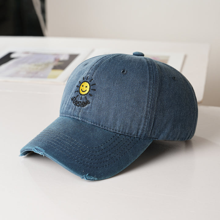 Women's sporty cotton cap with sun embroidery Stornfield