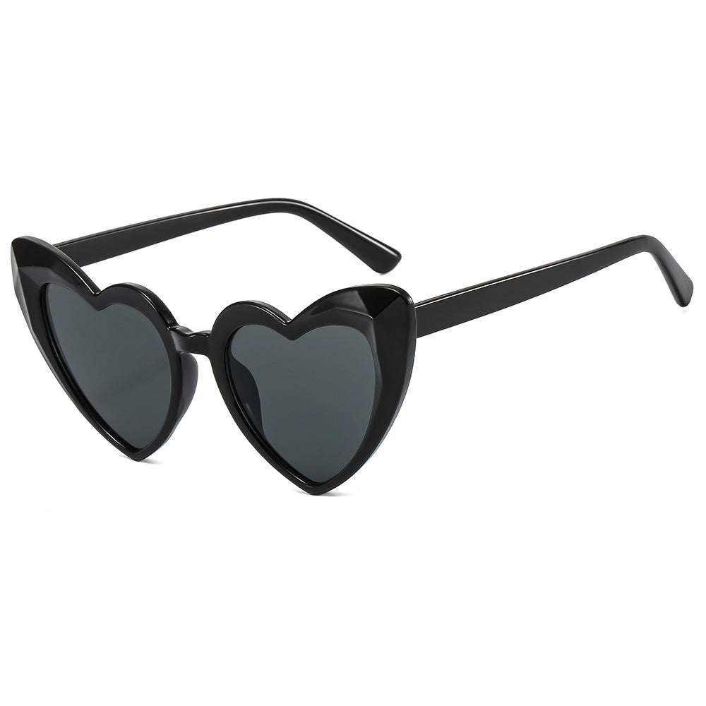 Women's fashionable heart sunglasses with UV protection Stornfield