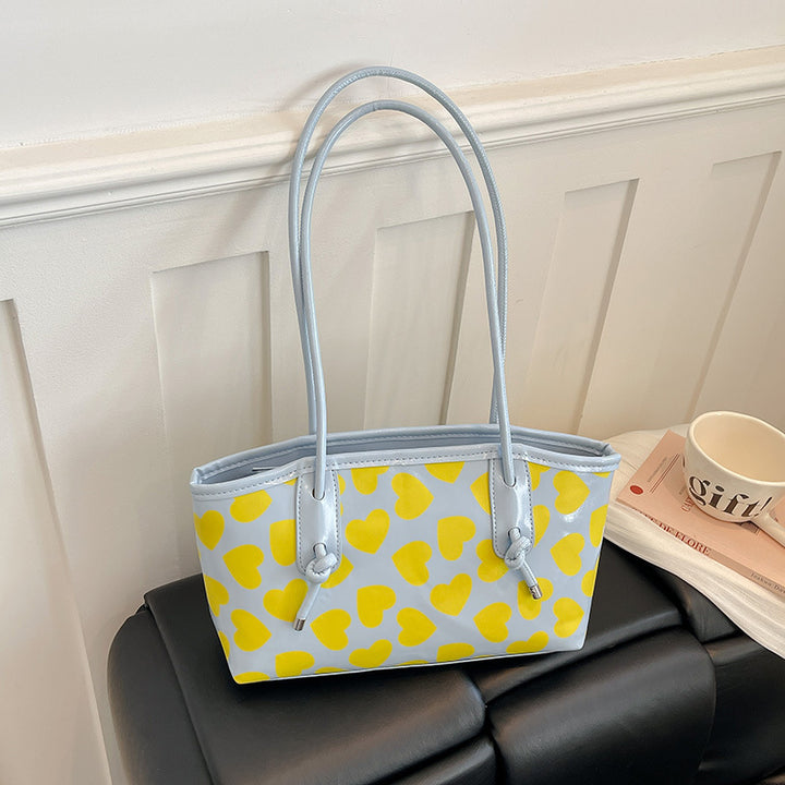 WoCasual Heart-Patterned Tote Bag Stornfield