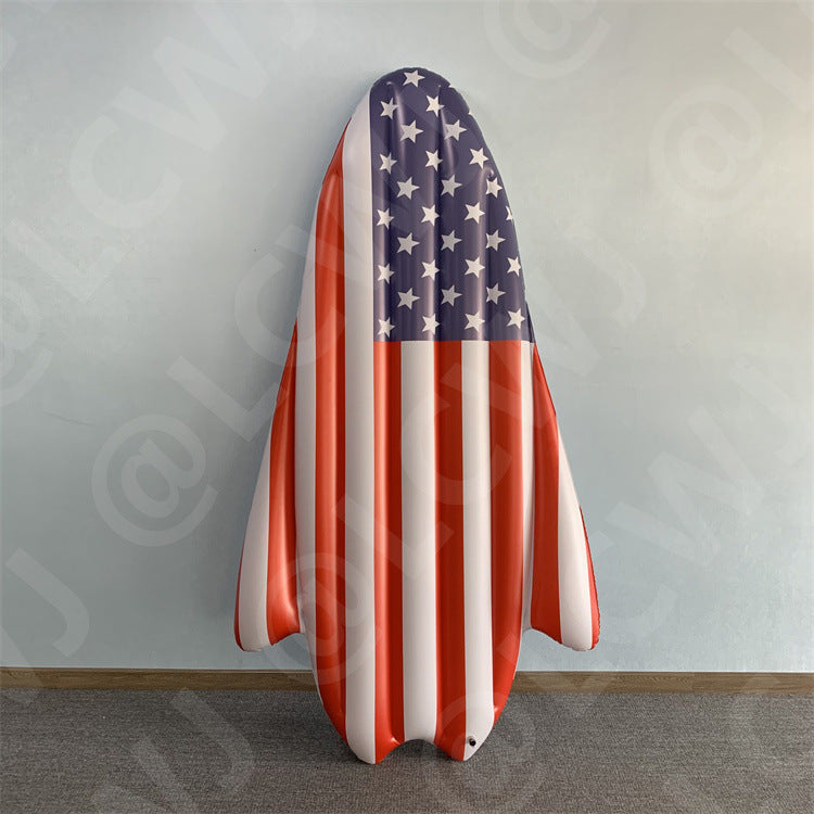 Unisex inflatable surfboard with patriotic design Stornfield