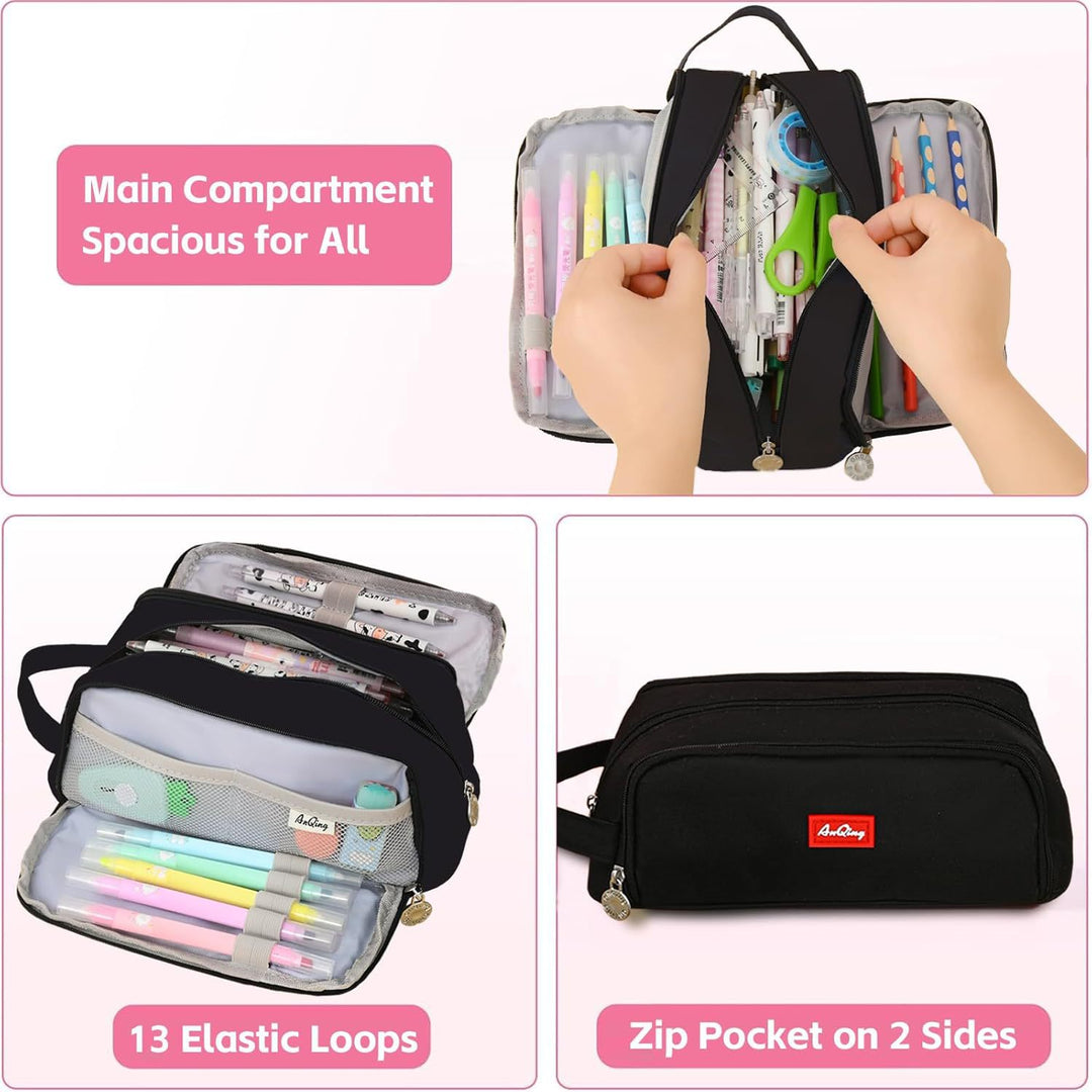 Stylish Multi-Compartment Pencil Case