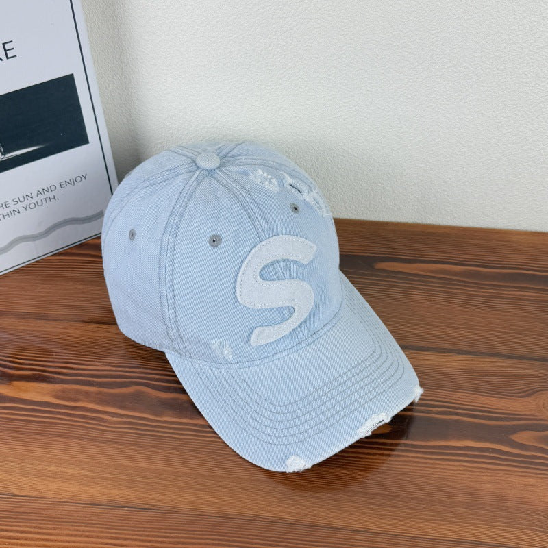 Women's Distressed Graphic Logo Baseball Cap Stornfield