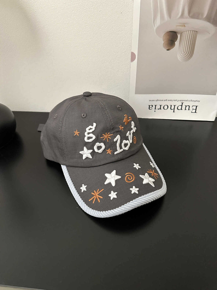 Women's Embroidered Star Pattern Baseball Cap Stornfield