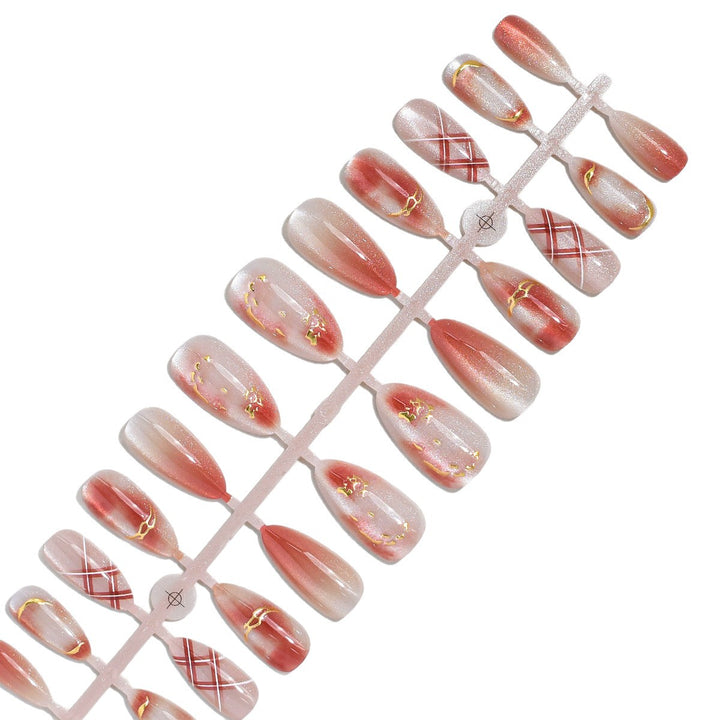 Premium Designer Press-On Nail Set Stornfield
