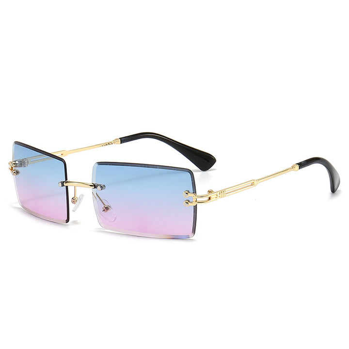Women's fashionable rectangular sunglasses with gradient lenses Stornfield