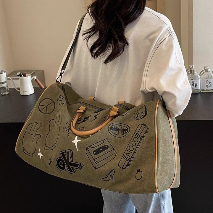 Fun Patterned Weekender Duffle Bag Stornfield