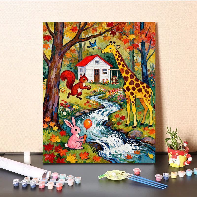 Vibrant Nature-Themed Paint by Numbers Art Kit Stornfield