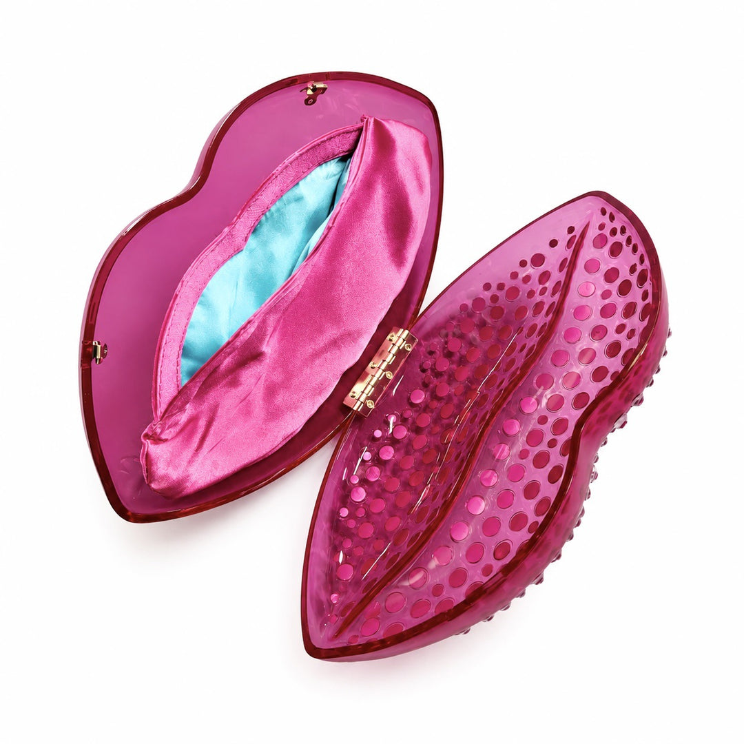 Statement Kiss-Shaped Handbag