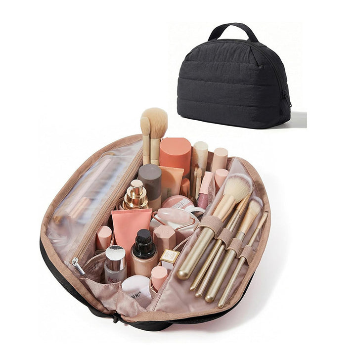 Cosmetic bag with multifunctional compartments Stornfield