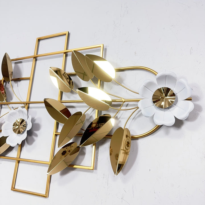 Elegant Botanical Wall Art Sculpture Stornfield