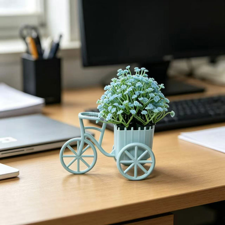 Decorative Bicycle-Shaped Plant Holder for Home Decor