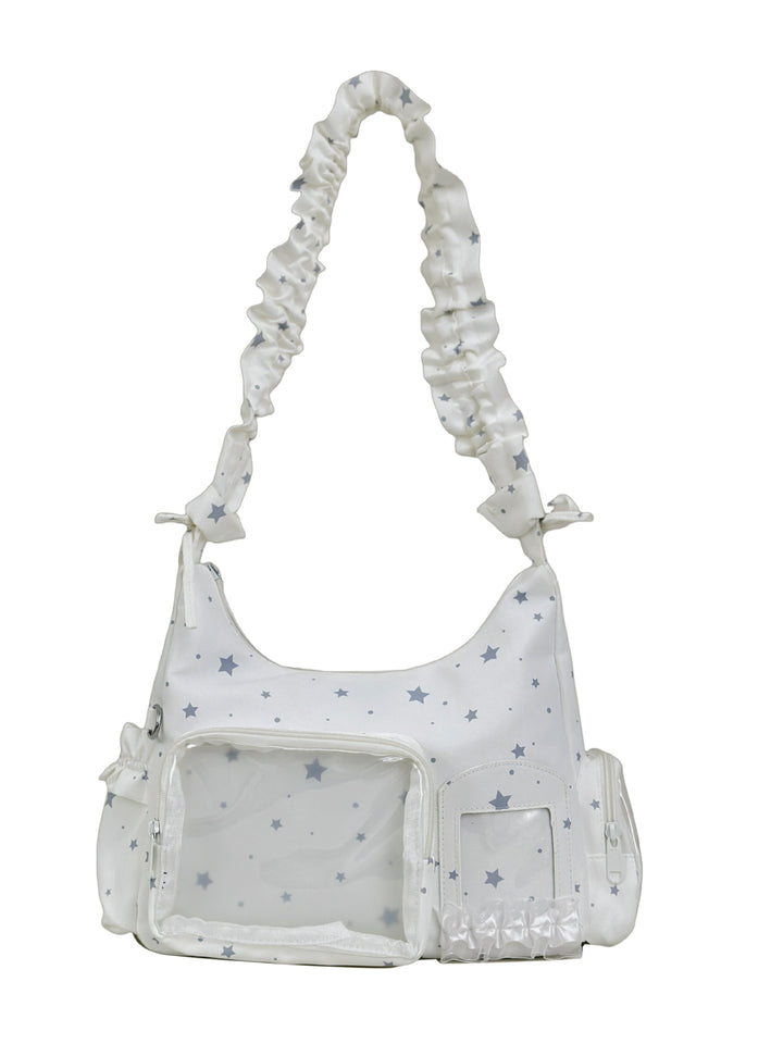 Star-Patterned Shoulder Bag