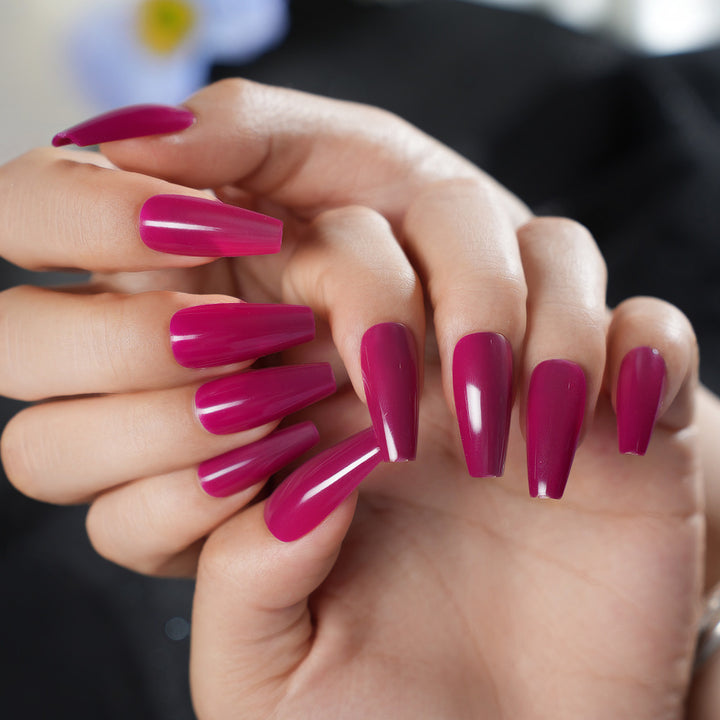 Premium Glossy Press-On Nail Set Stornfield