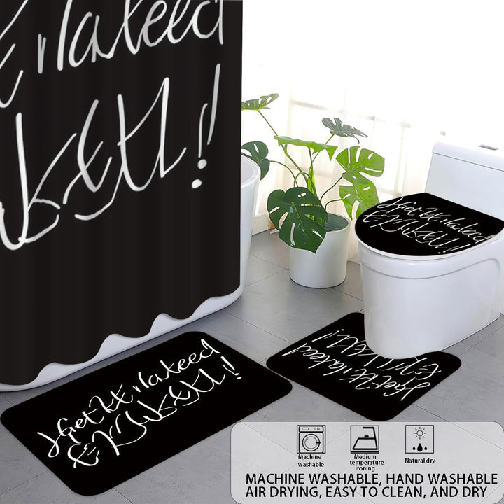 Bathroom Rules Digital Bathroom Décor Set Stornfield