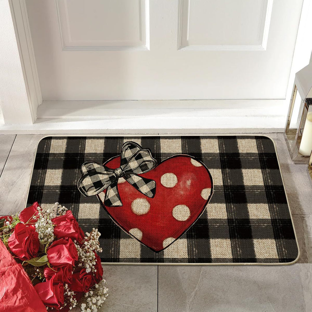 Romantic Floral Welcome Mat Stornfield