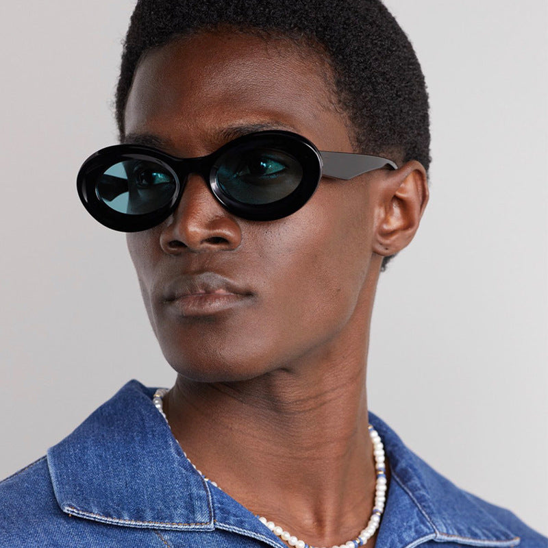 Women’s fashionable oval-shaped sunglasses with innovative design Stornfield