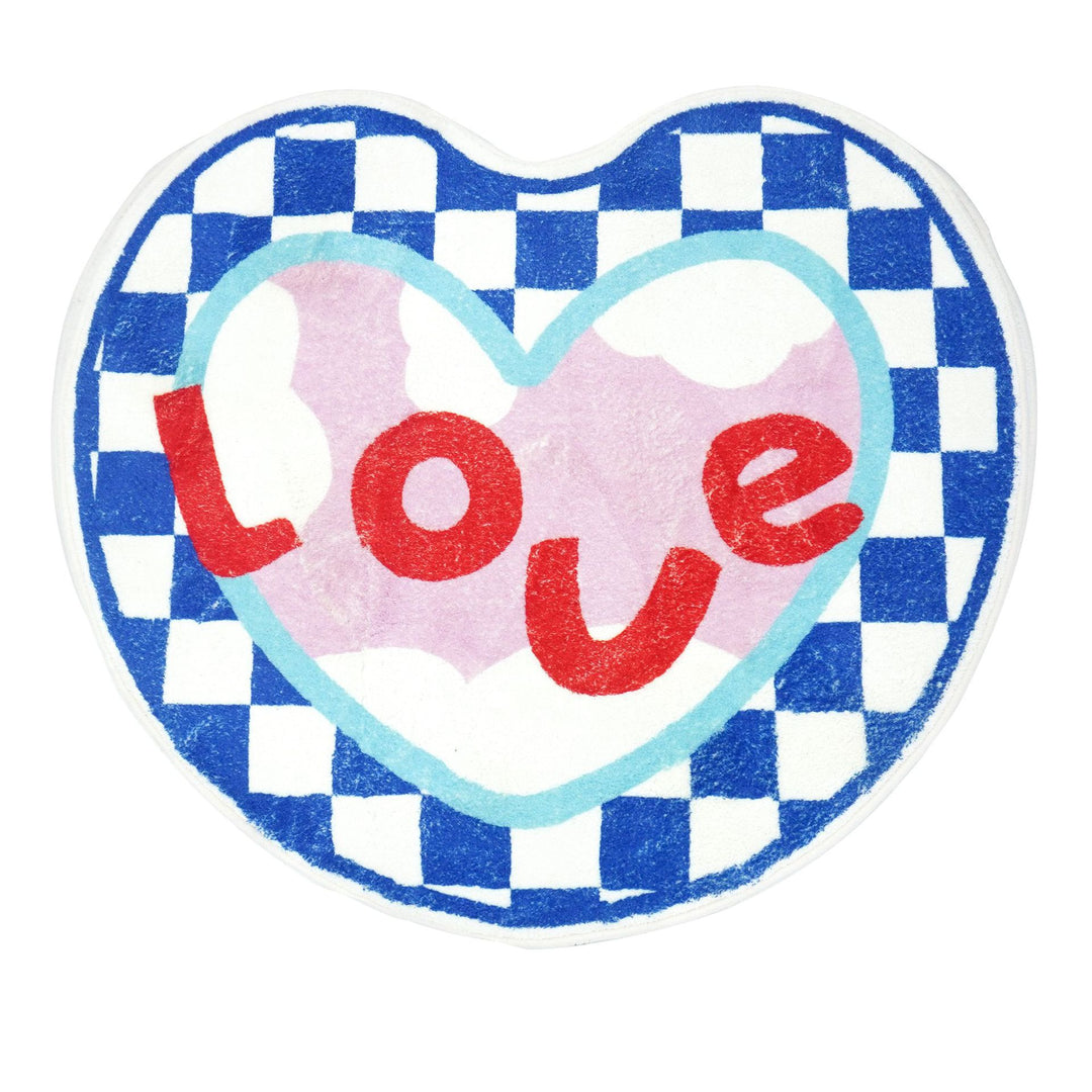 Heart-Shaped Artistic Area Rug